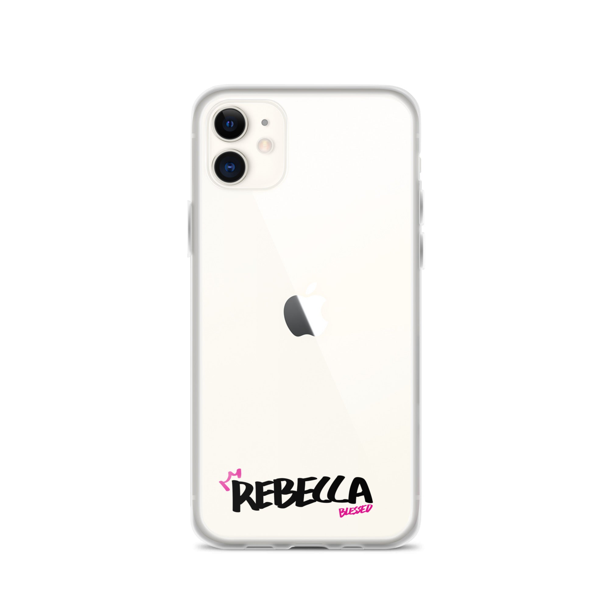 Clear iPhone Case - Rebecca Blessed