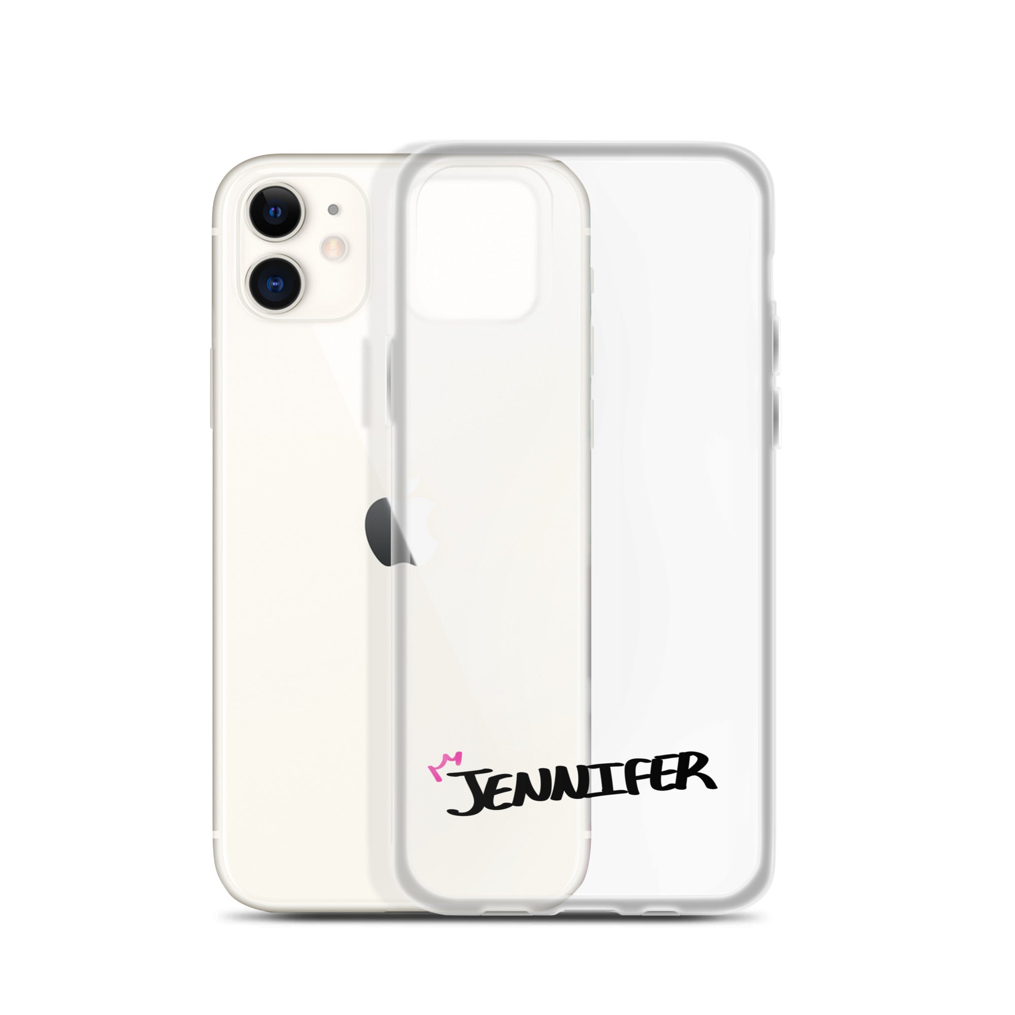 Clear iPhone Case - Jennifer