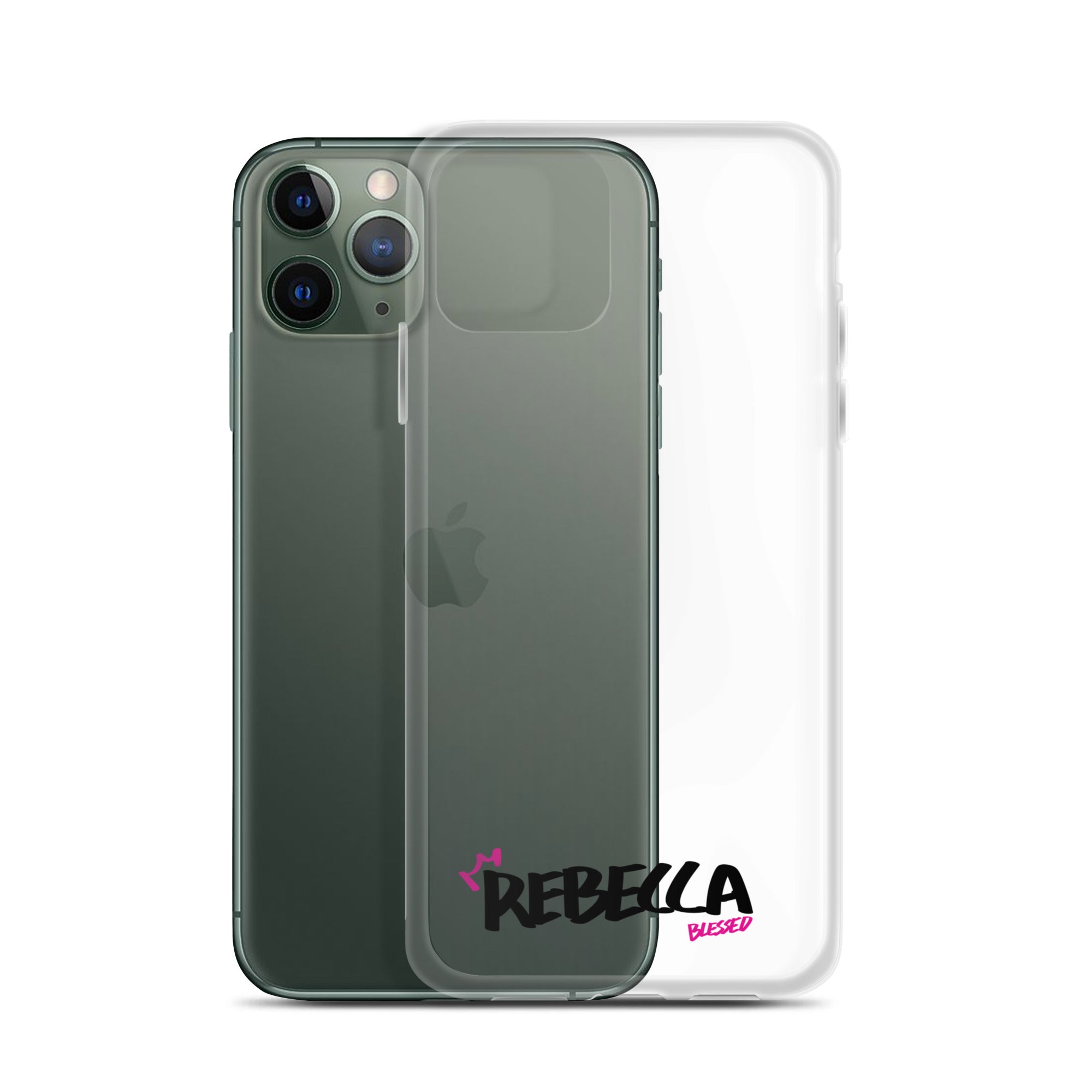 Clear iPhone Case - Rebecca Blessed