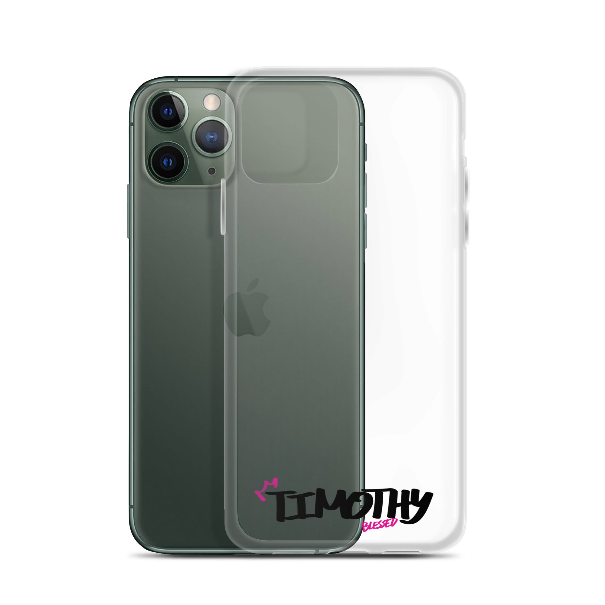 Clear iPhone Case - Timothy Blessed