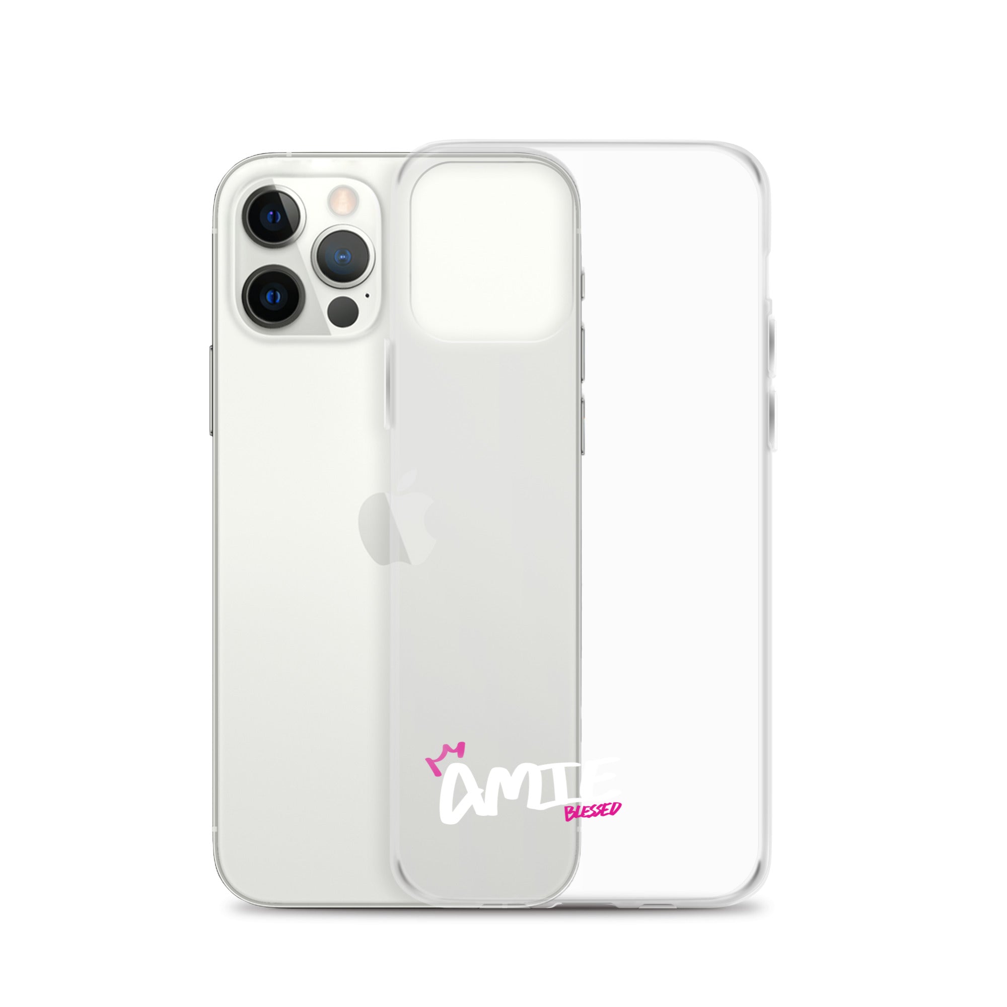 Clear iPhone Case - Amie Blessed