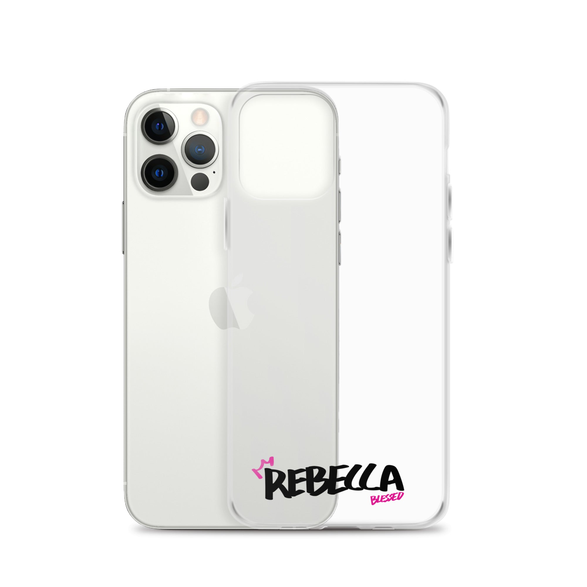 Clear iPhone Case - Rebecca Blessed