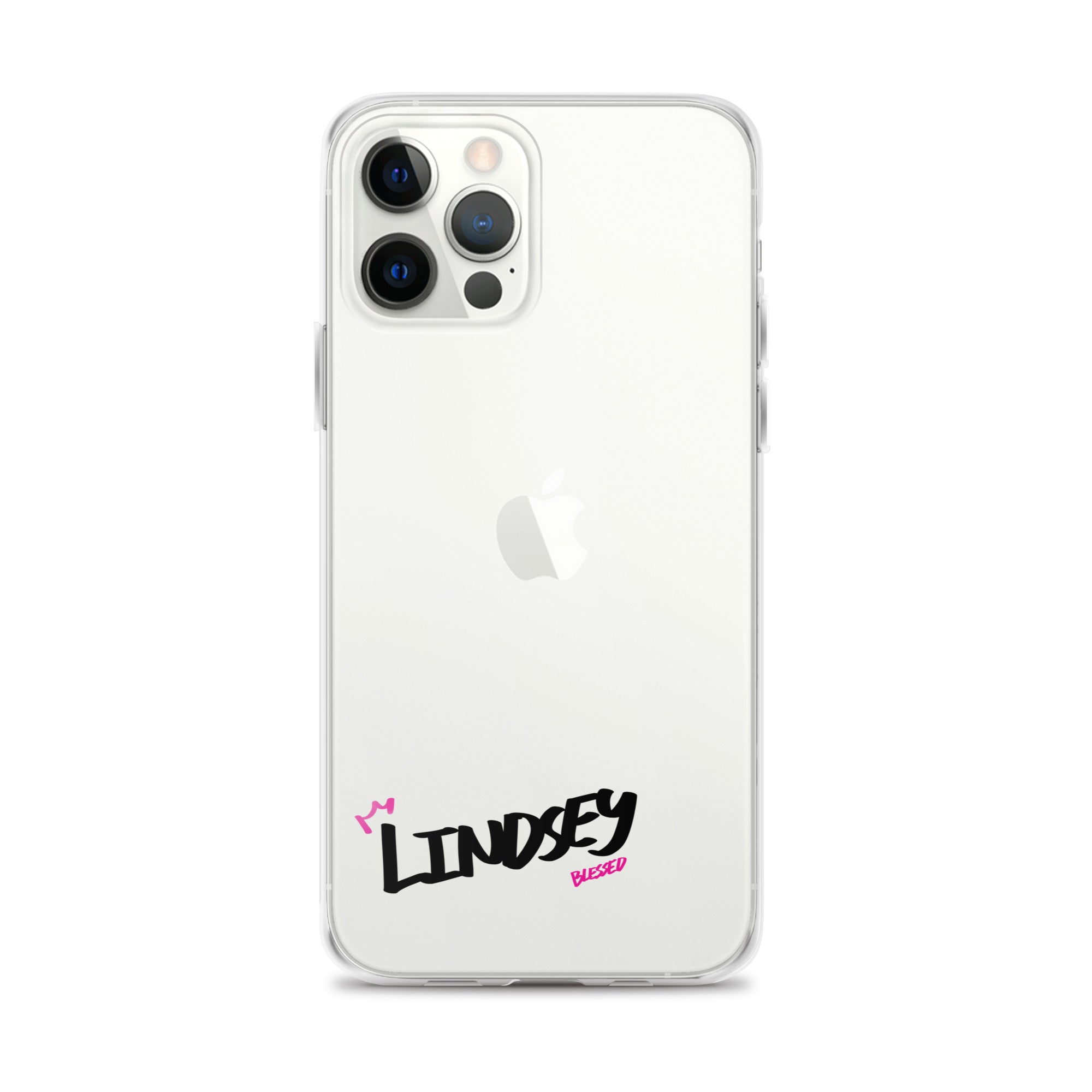 Clear iPhone Case - Lindsey Blessed