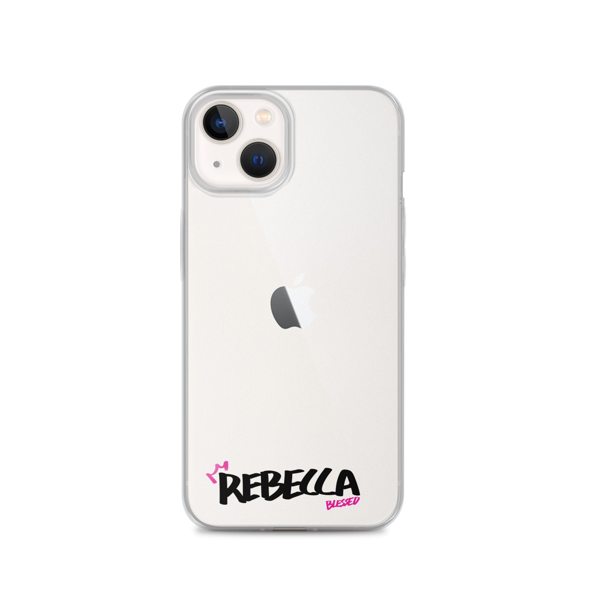 Clear iPhone Case - Rebecca Blessed