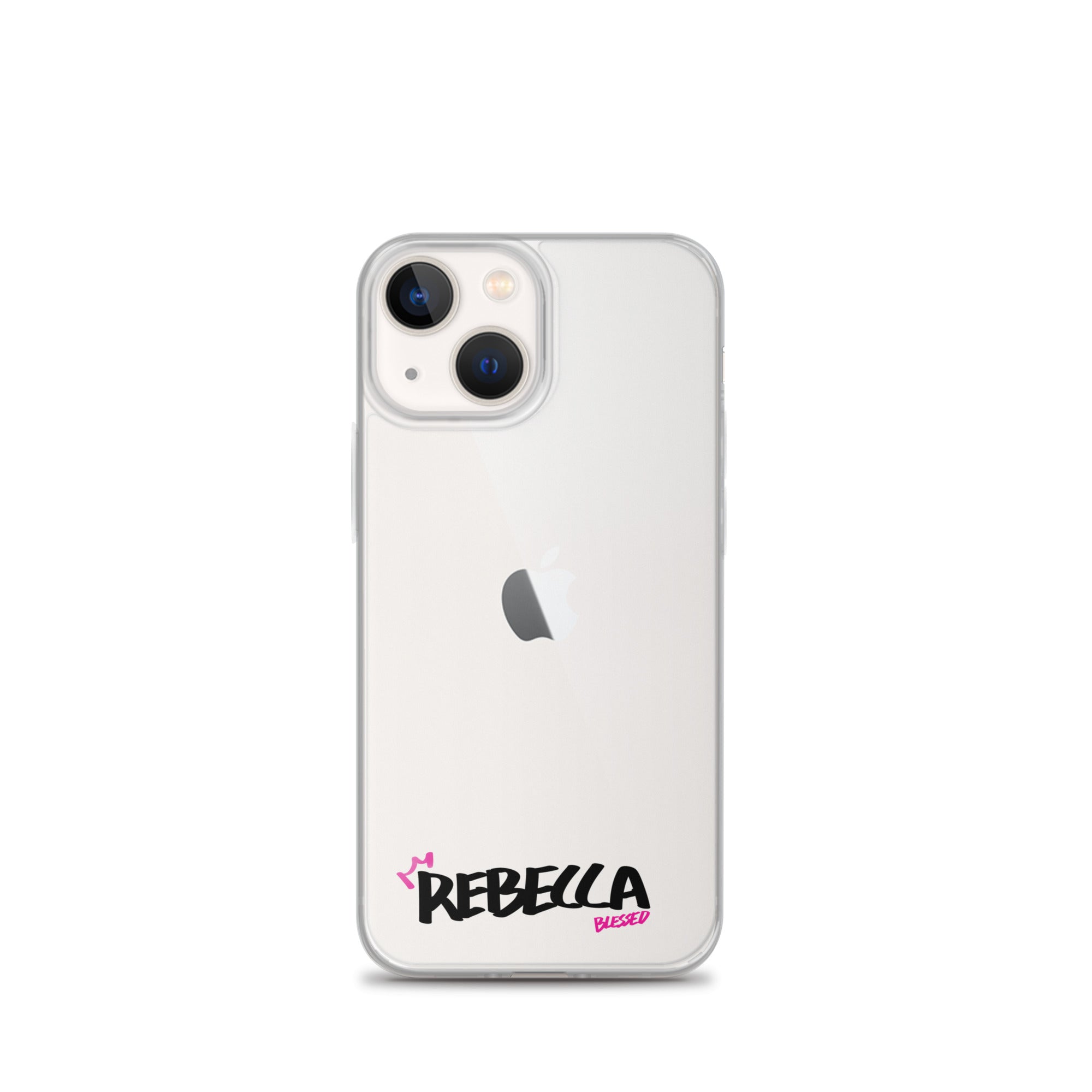 Clear iPhone Case - Rebecca Blessed