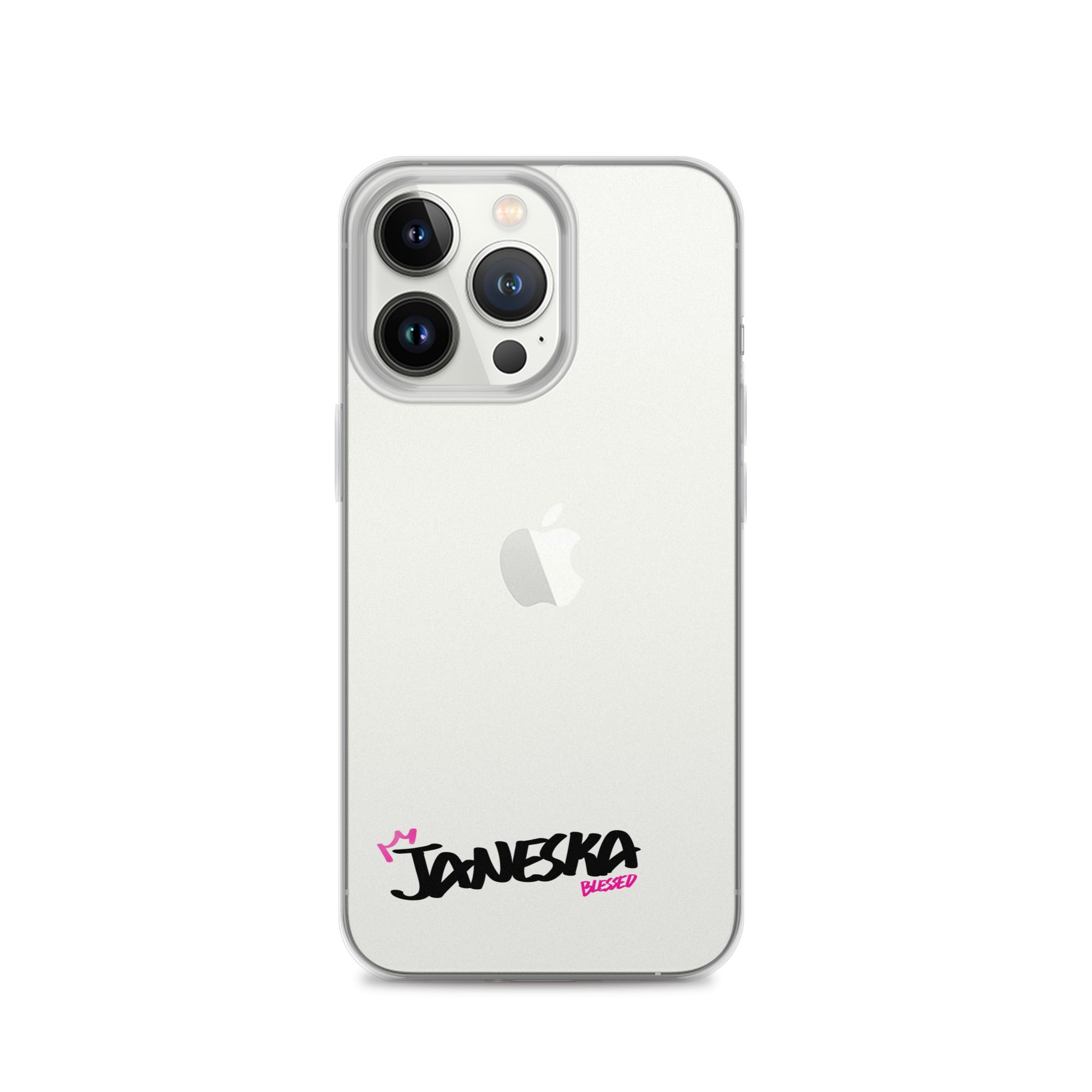 Clear iPhone Case - Janeska Blessed