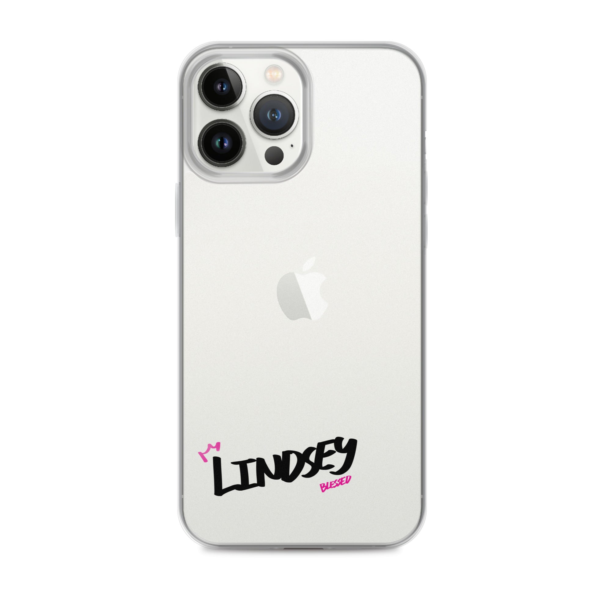Clear iPhone Case - Lindsey Blessed