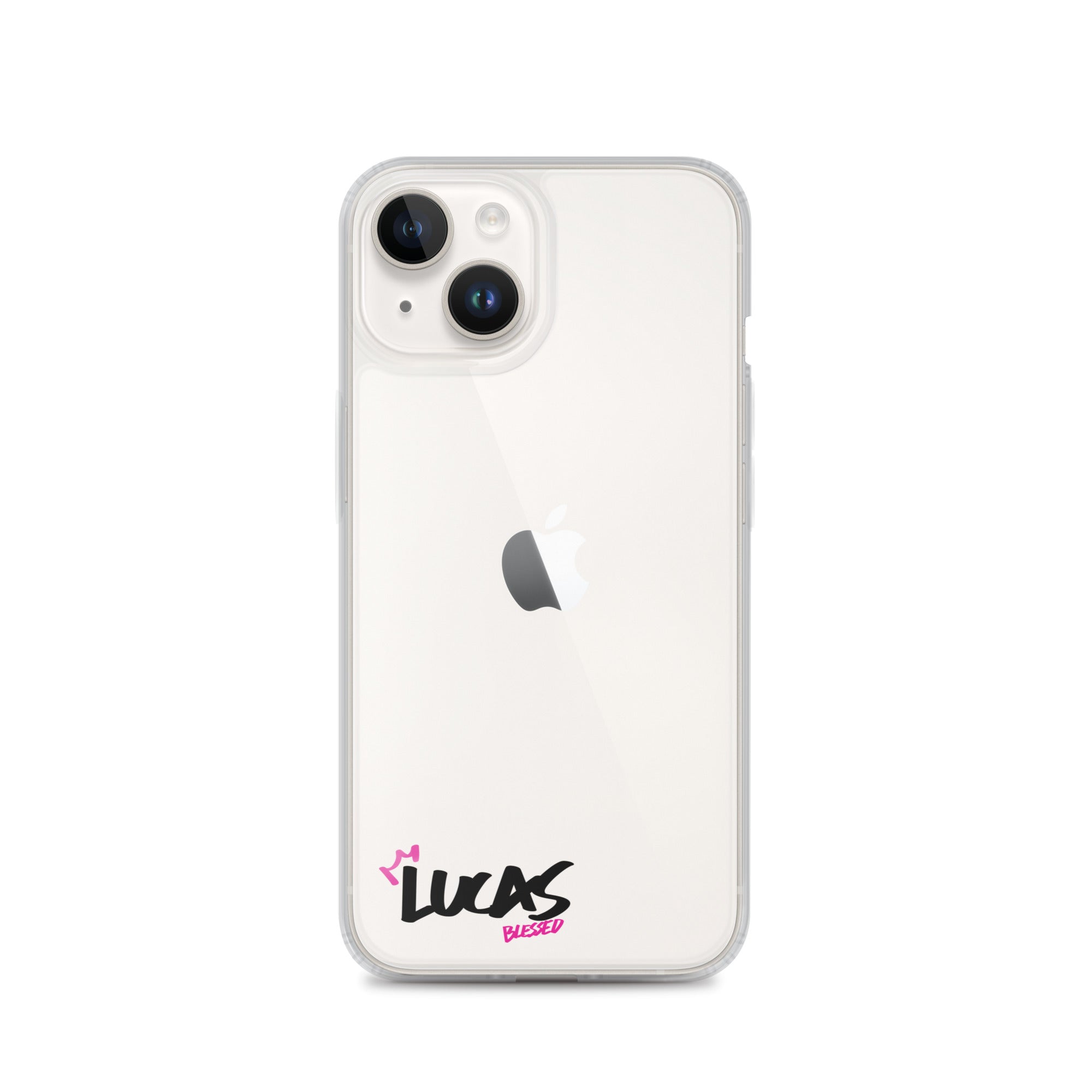 Clear iPhone Case - Lucas Blessed