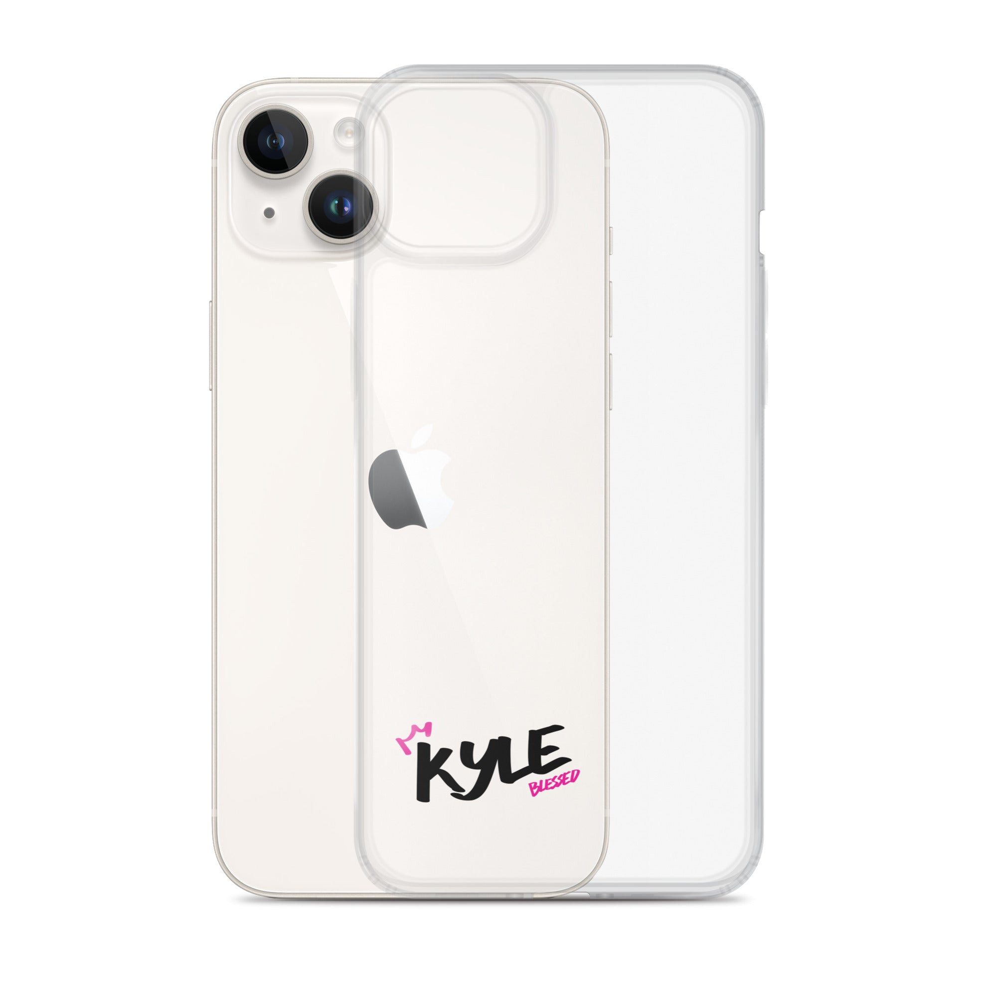 Clear iPhone Case - Kyle Blessed