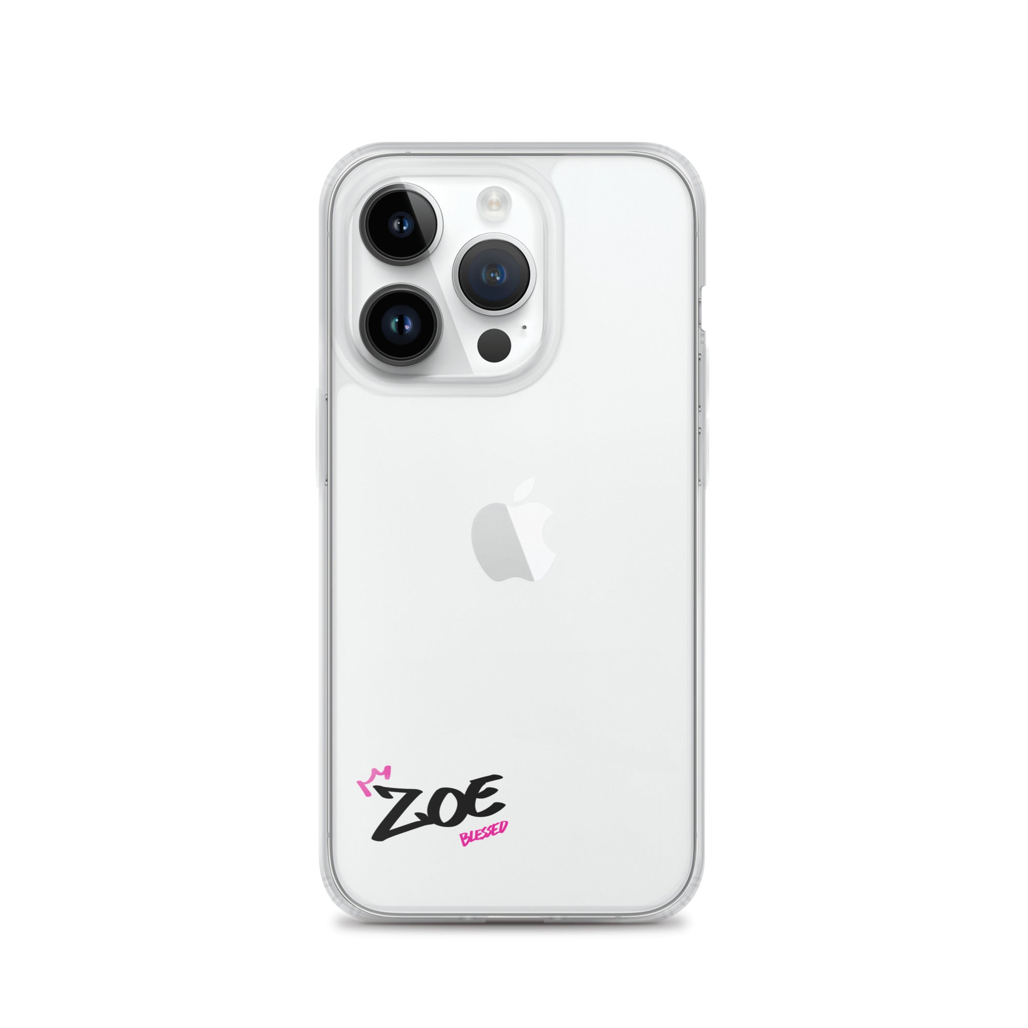 Clear iPhone Case - Zoe Blessed