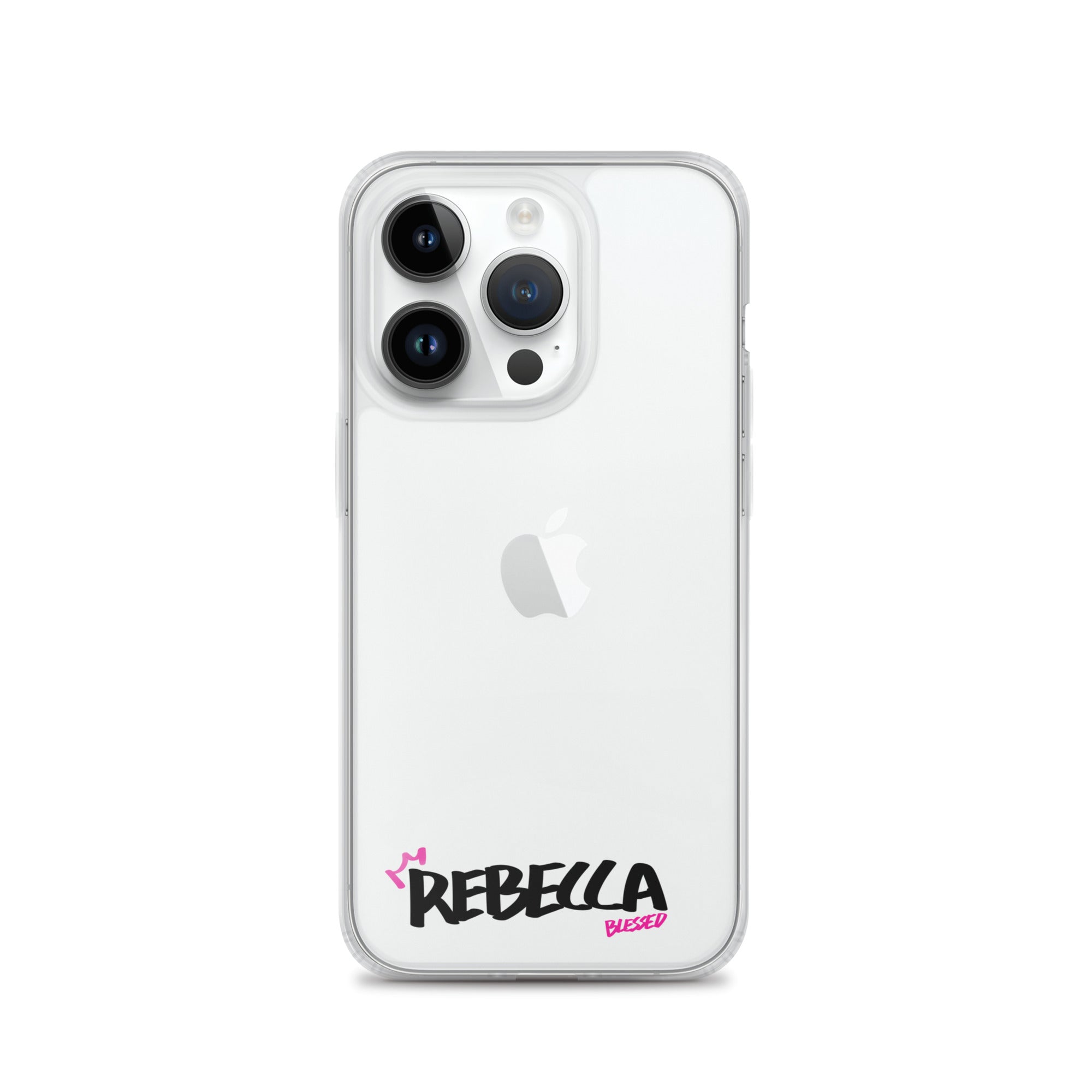 Clear iPhone Case - Rebecca Blessed