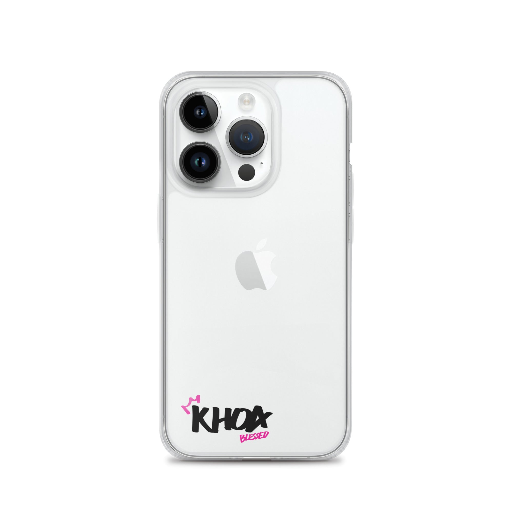Clear iPhone Case - Khoa Blessed