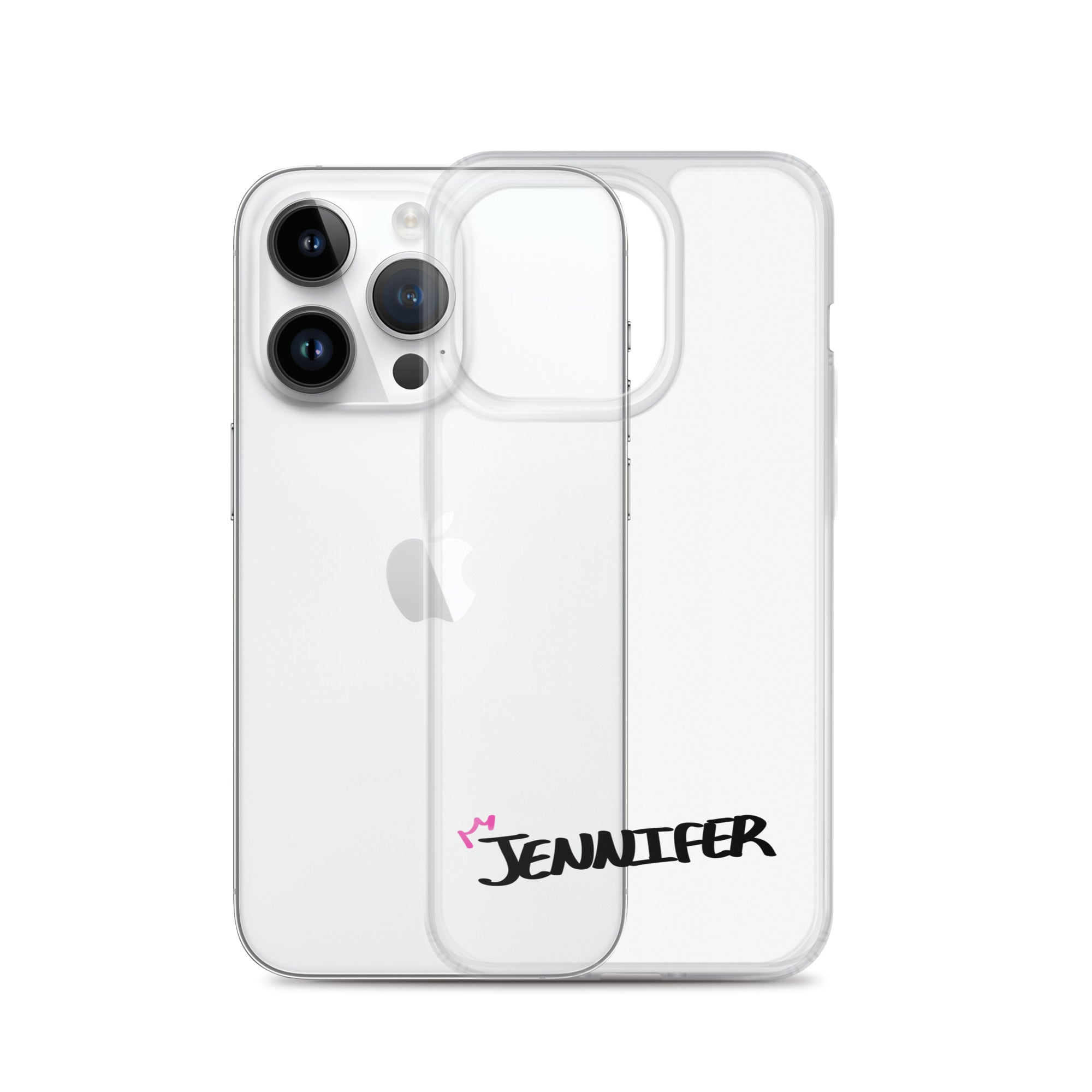 Clear iPhone Case - Jennifer