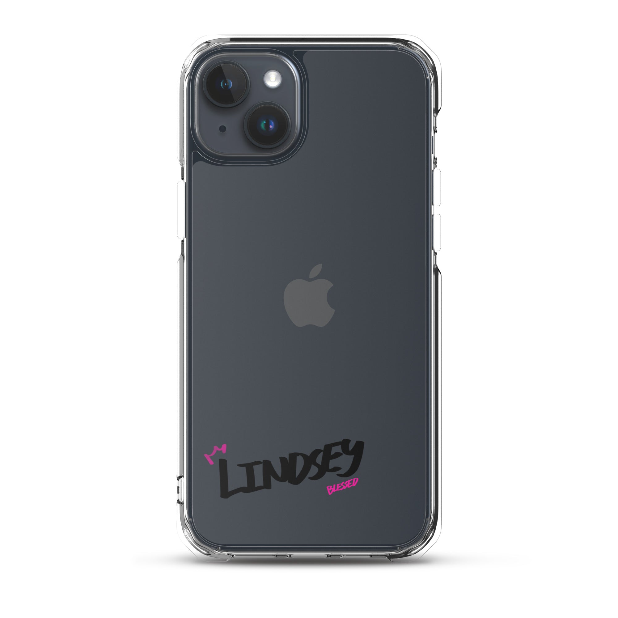 Clear iPhone Case - Lindsey Blessed