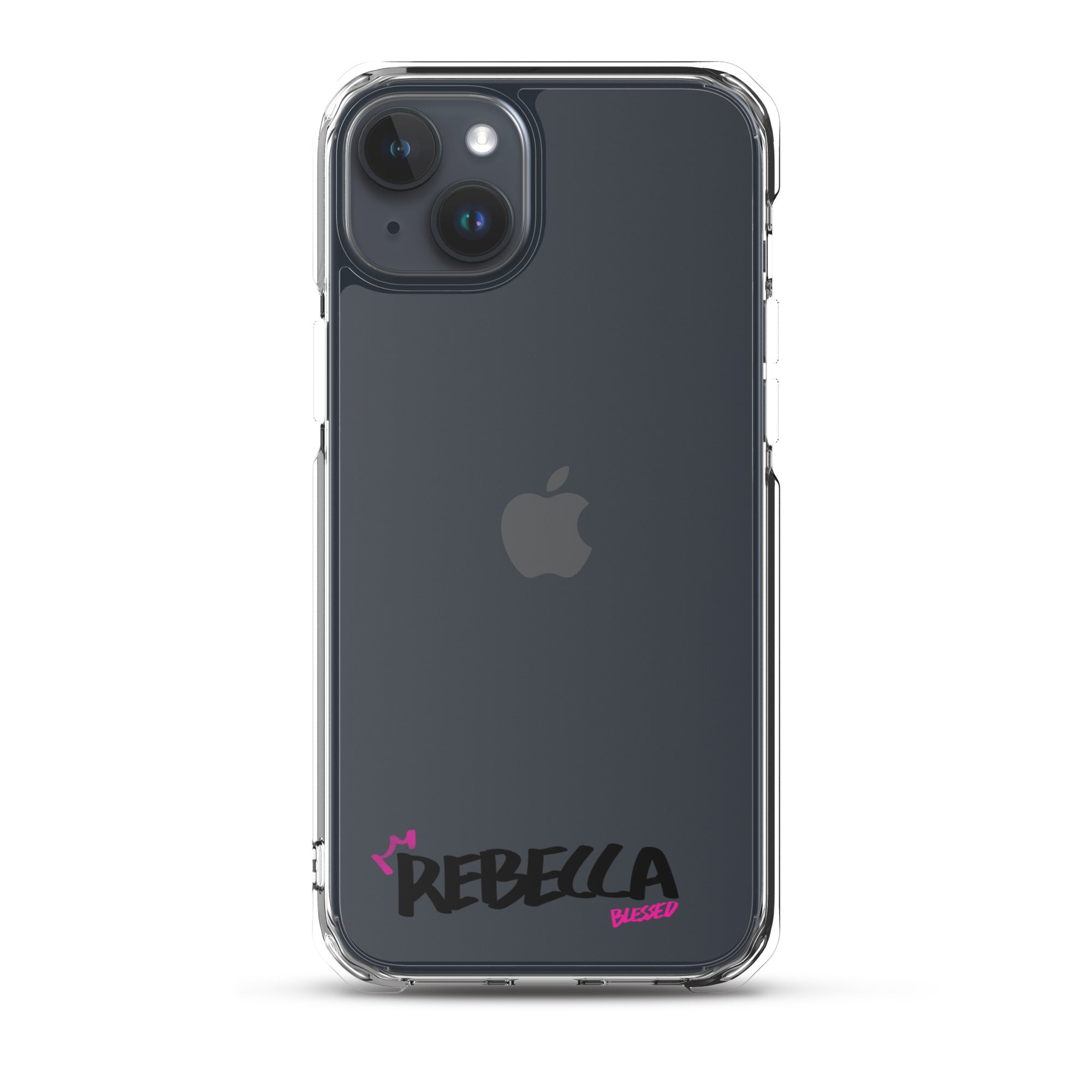 Clear iPhone Case - Rebecca Blessed