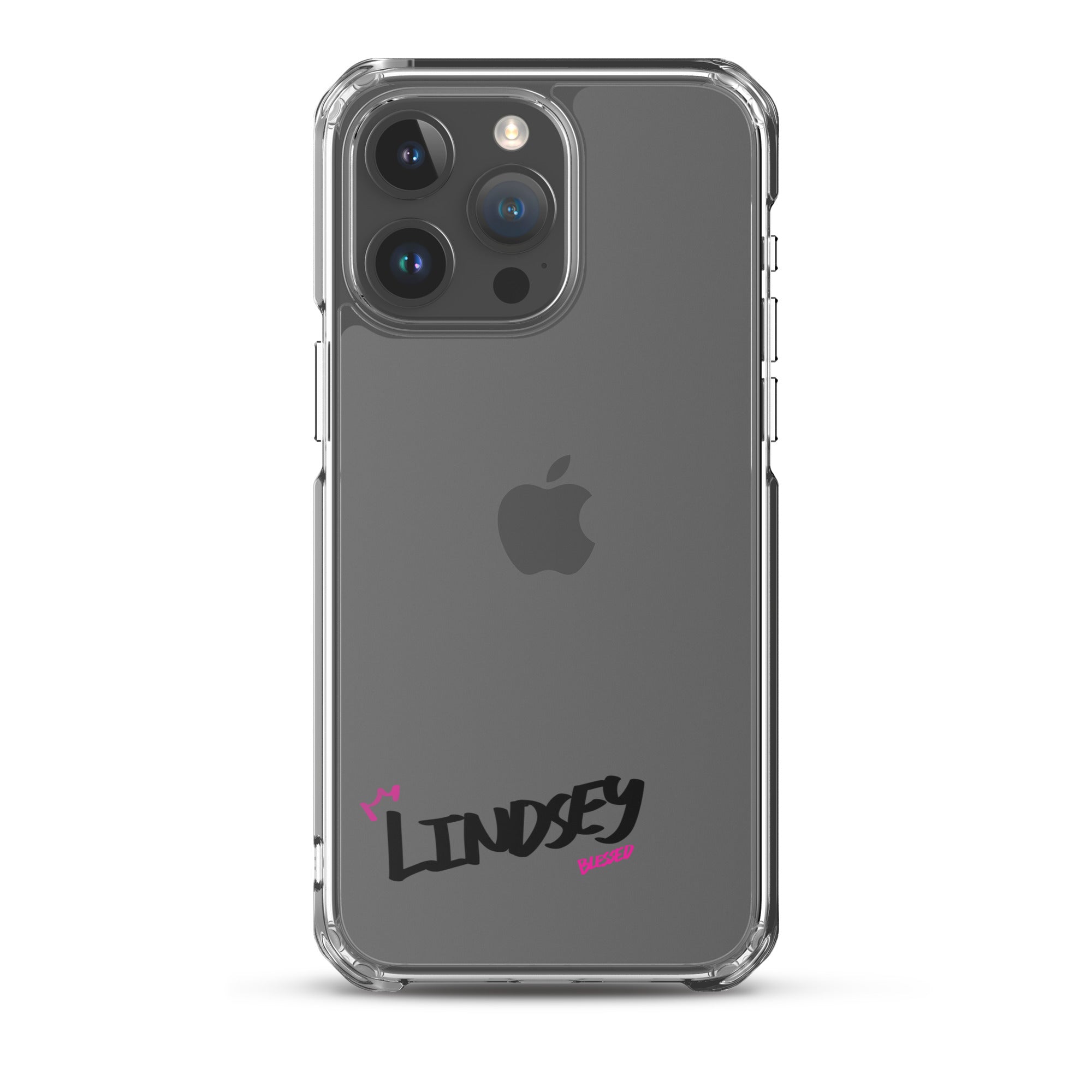 Clear iPhone Case - Lindsey Blessed