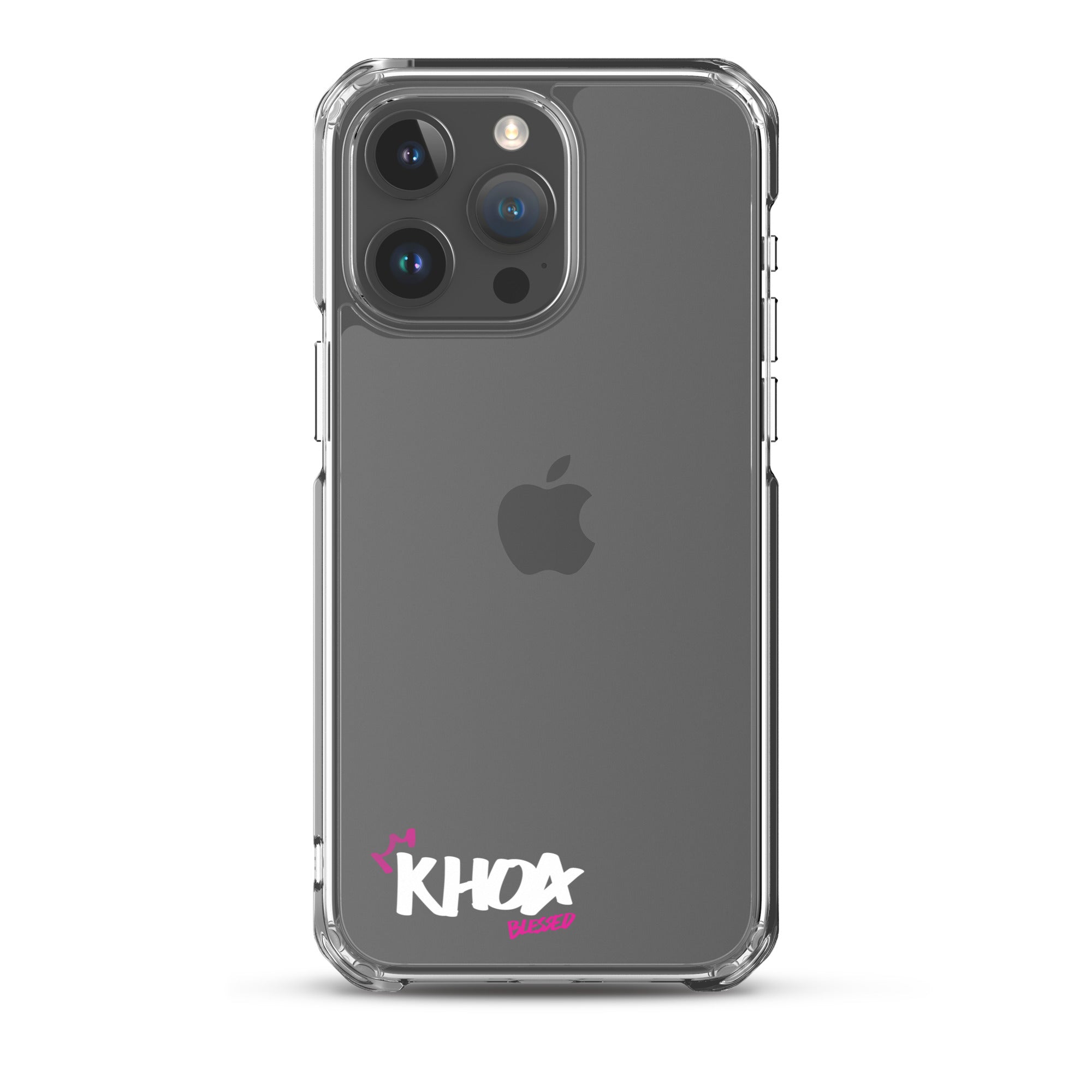 Clear iPhone Case - Khoa Blessed