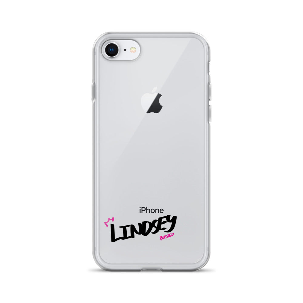 Clear iPhone Case - Lindsey Blessed