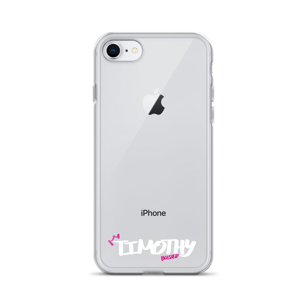 Clear iPhone Case - Timothy Blessed