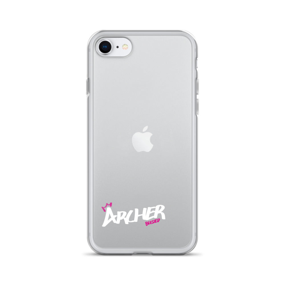 Clear iPhone Case - Archer Blessed