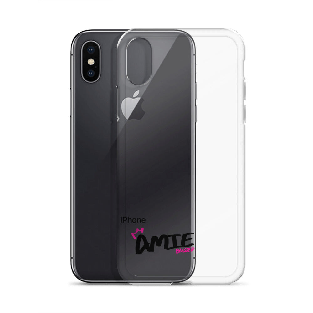 Clear iPhone Case - Amie Blessed
