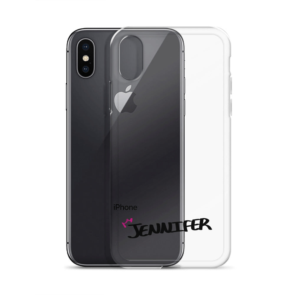 Clear iPhone Case - Jennifer