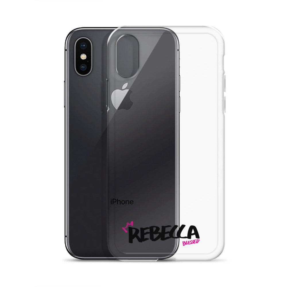 Clear iPhone Case - Rebecca Blessed