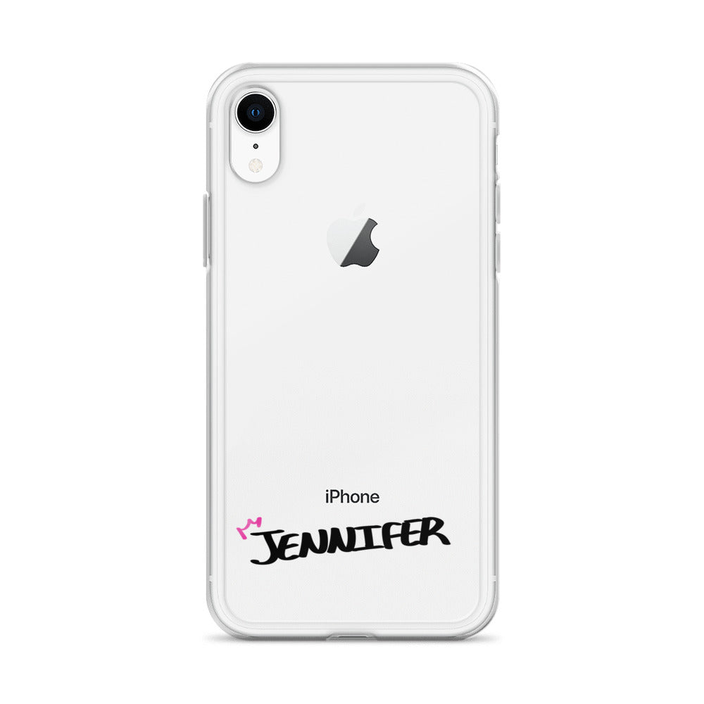 Clear iPhone Case - Jennifer