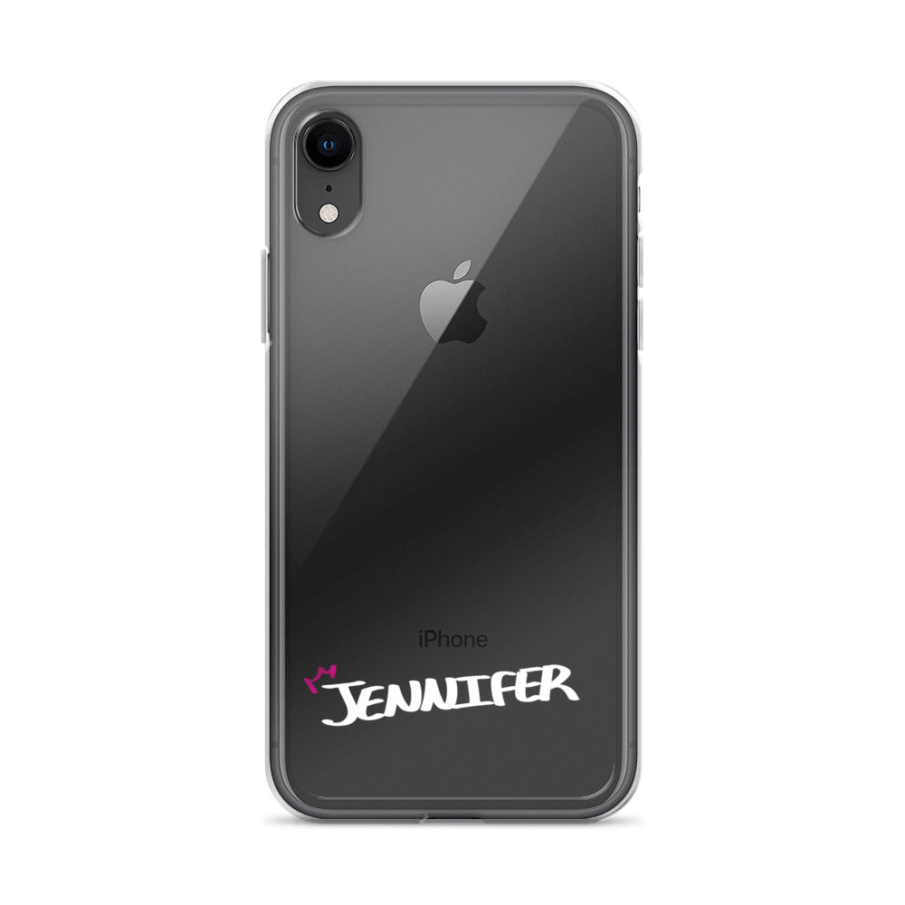 Clear iPhone Case - Jennifer