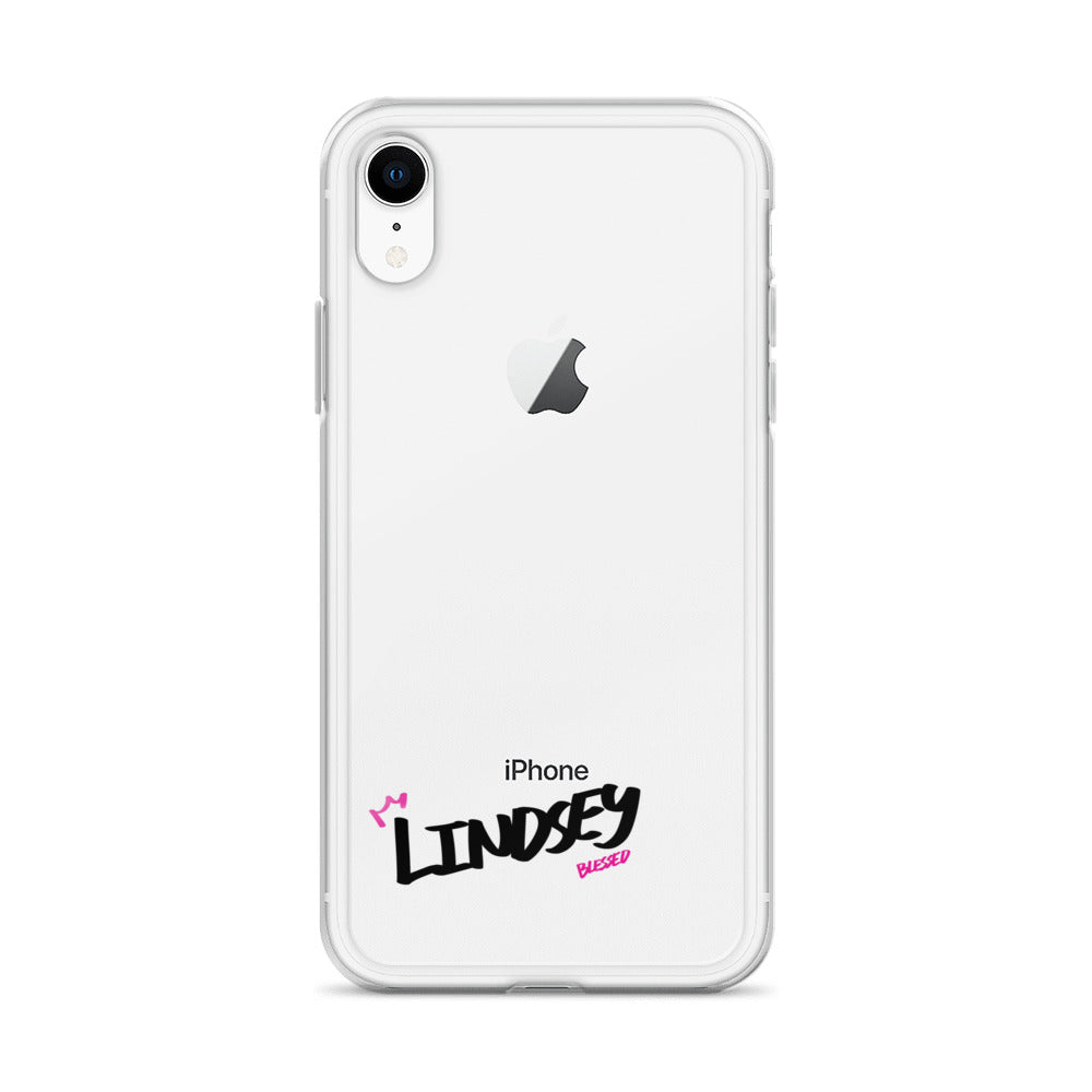 Clear iPhone Case - Lindsey Blessed