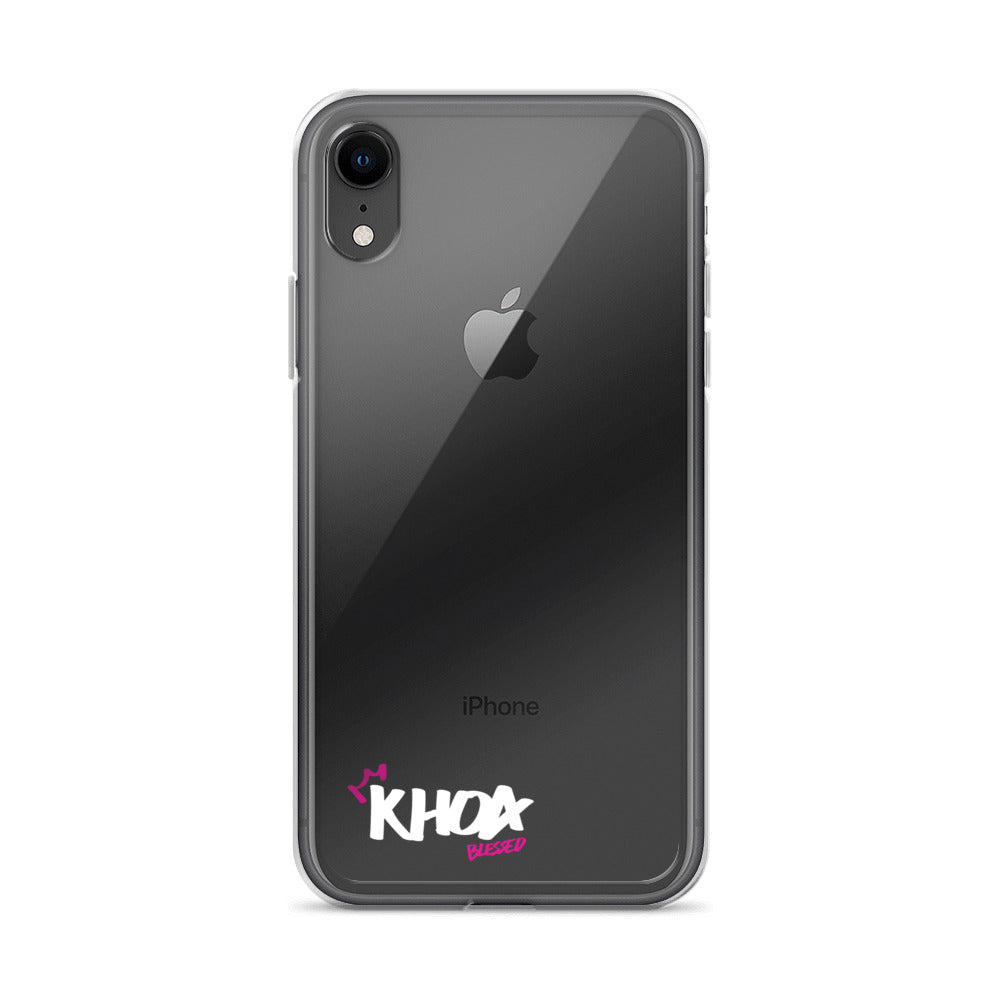 Clear iPhone Case - Khoa Blessed