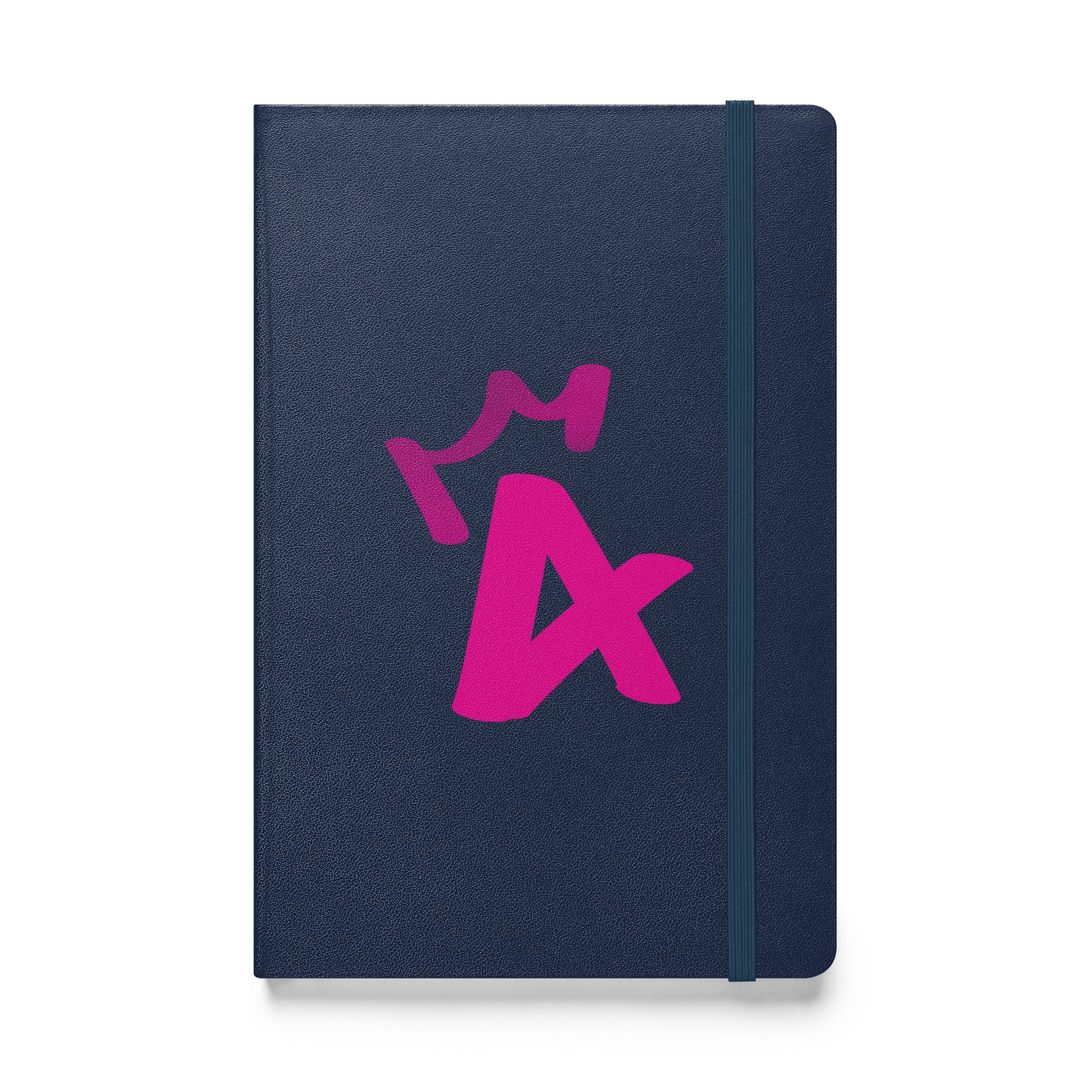 Hardcover bound notebook - Letter A