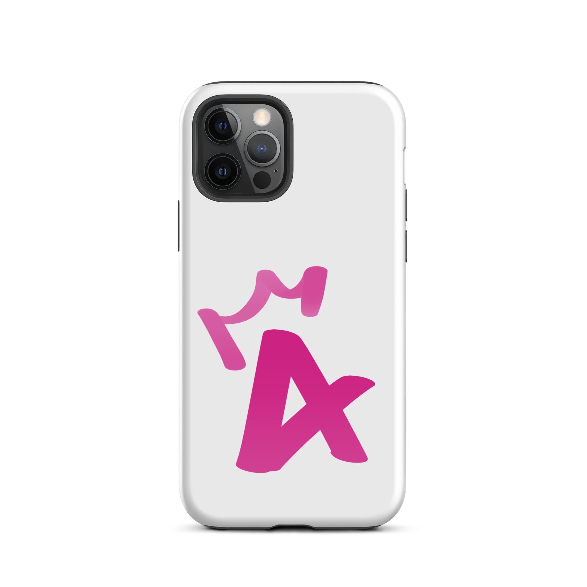 iPhone Case White - Letter A