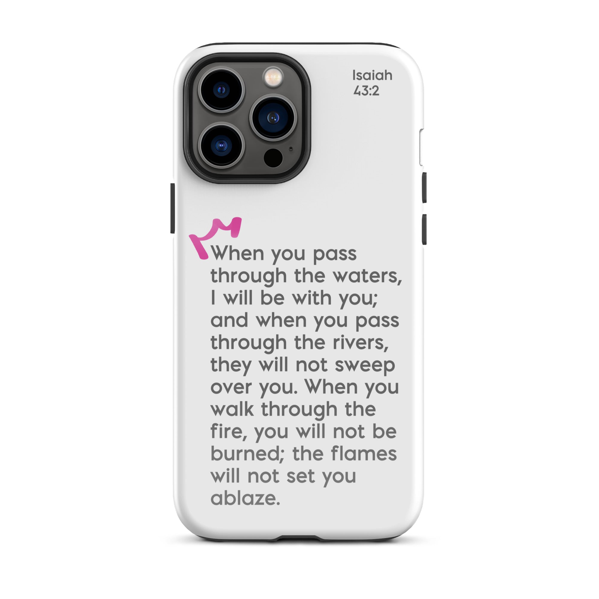 iPhone Case - Isaiah 43:2