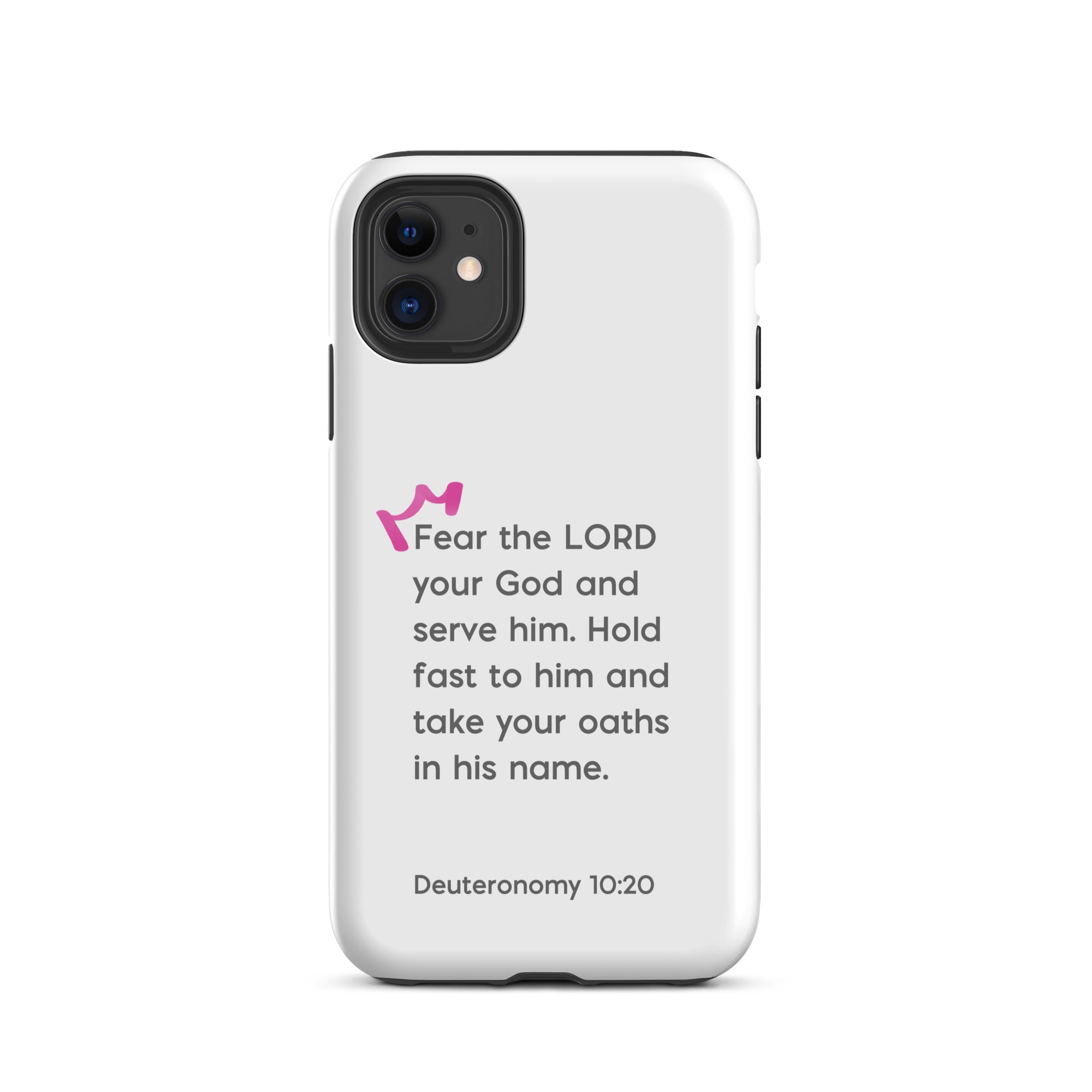 iPhone Case - Deuteronomy 10:20