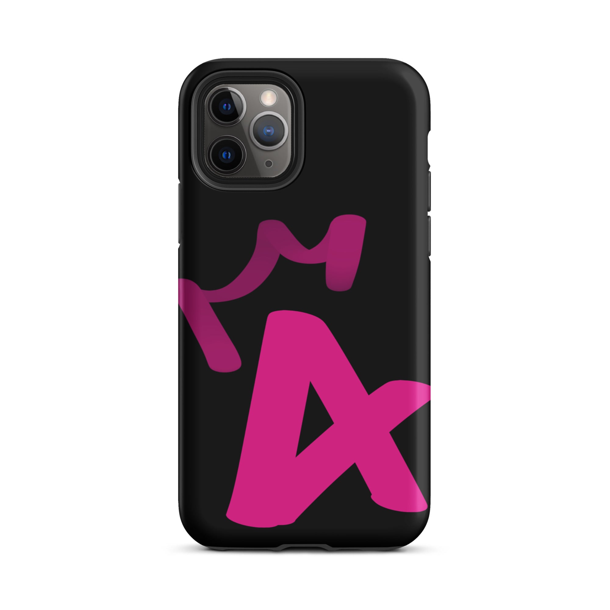 iPhone Case Black - Letter A