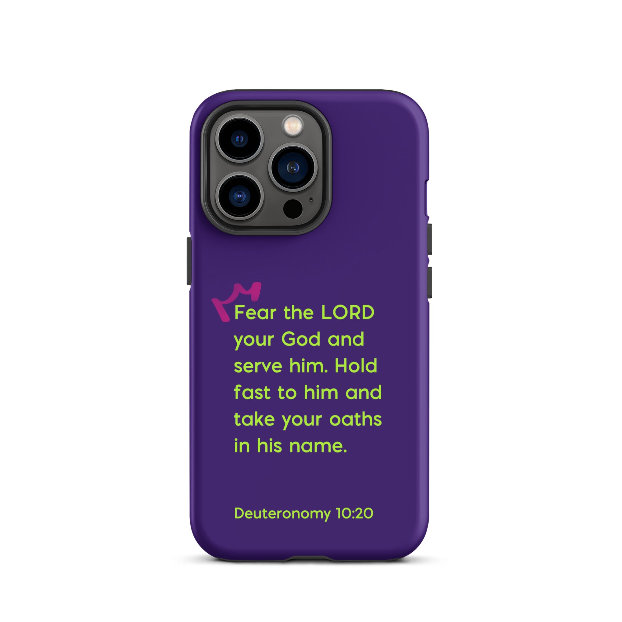 iPhone Case - Deuteronomy 10:20
