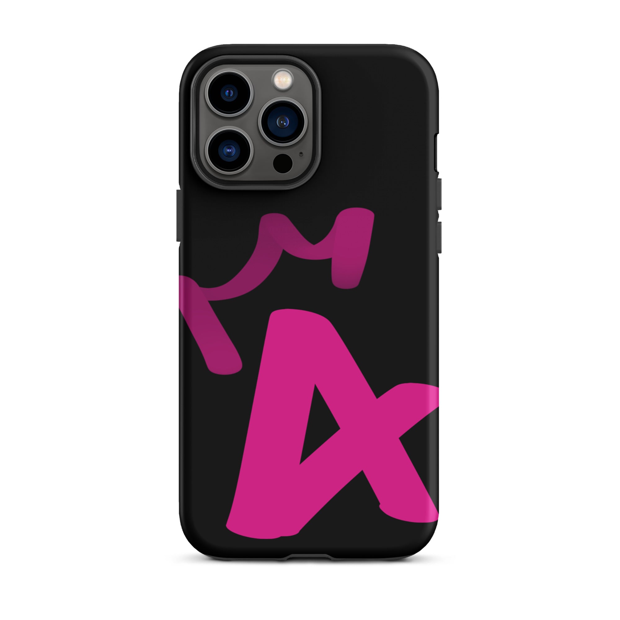 iPhone Case Black - Letter A