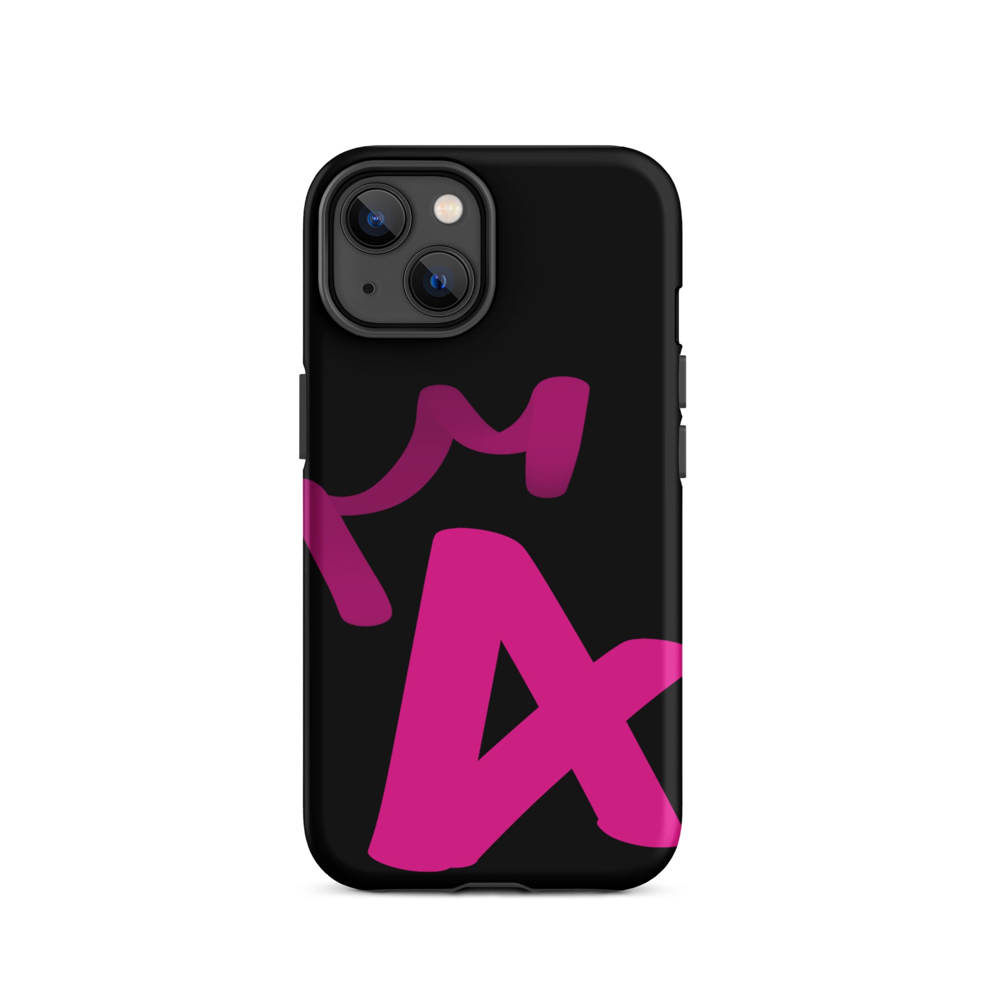 iPhone Case Black - Letter A