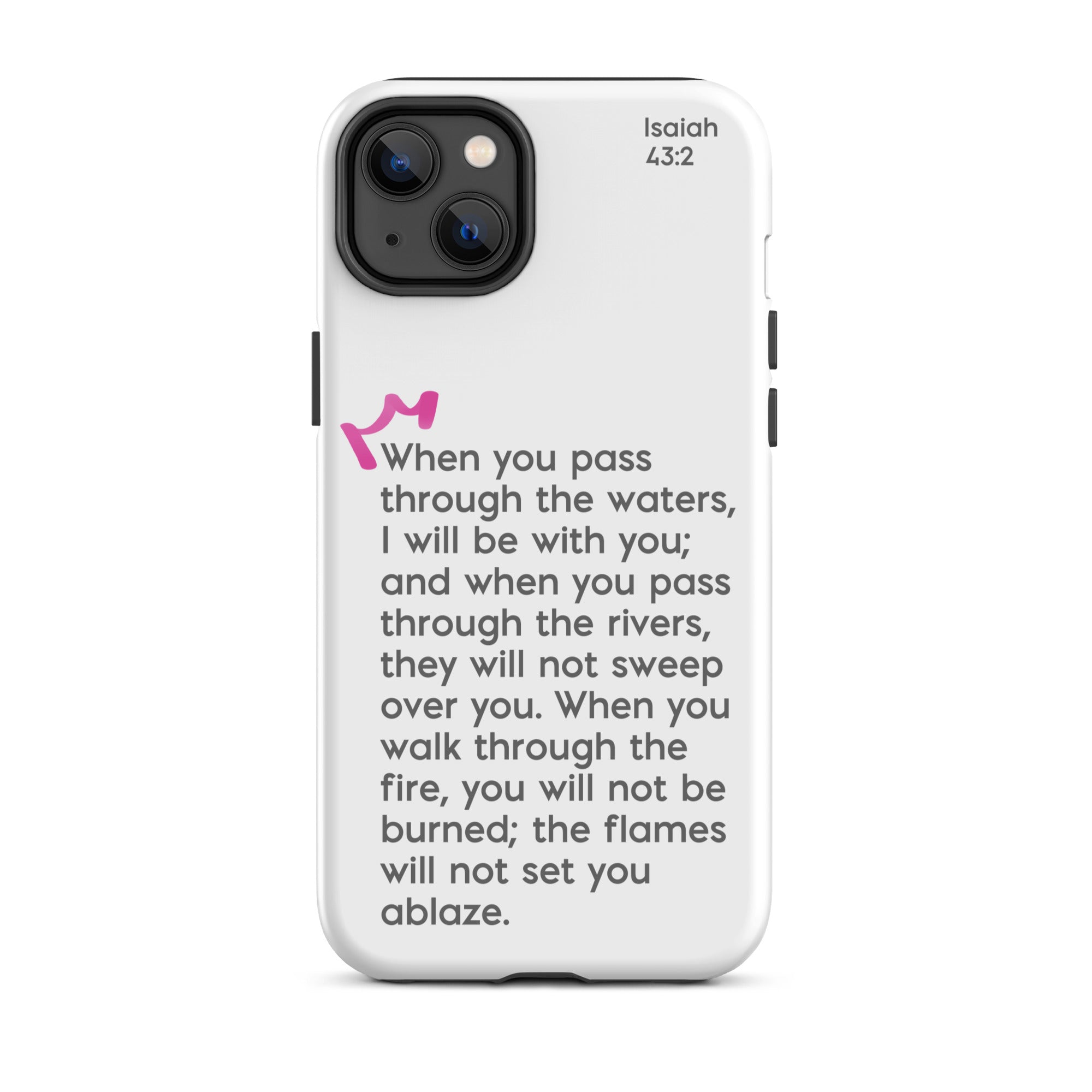 iPhone Case - Isaiah 43:2
