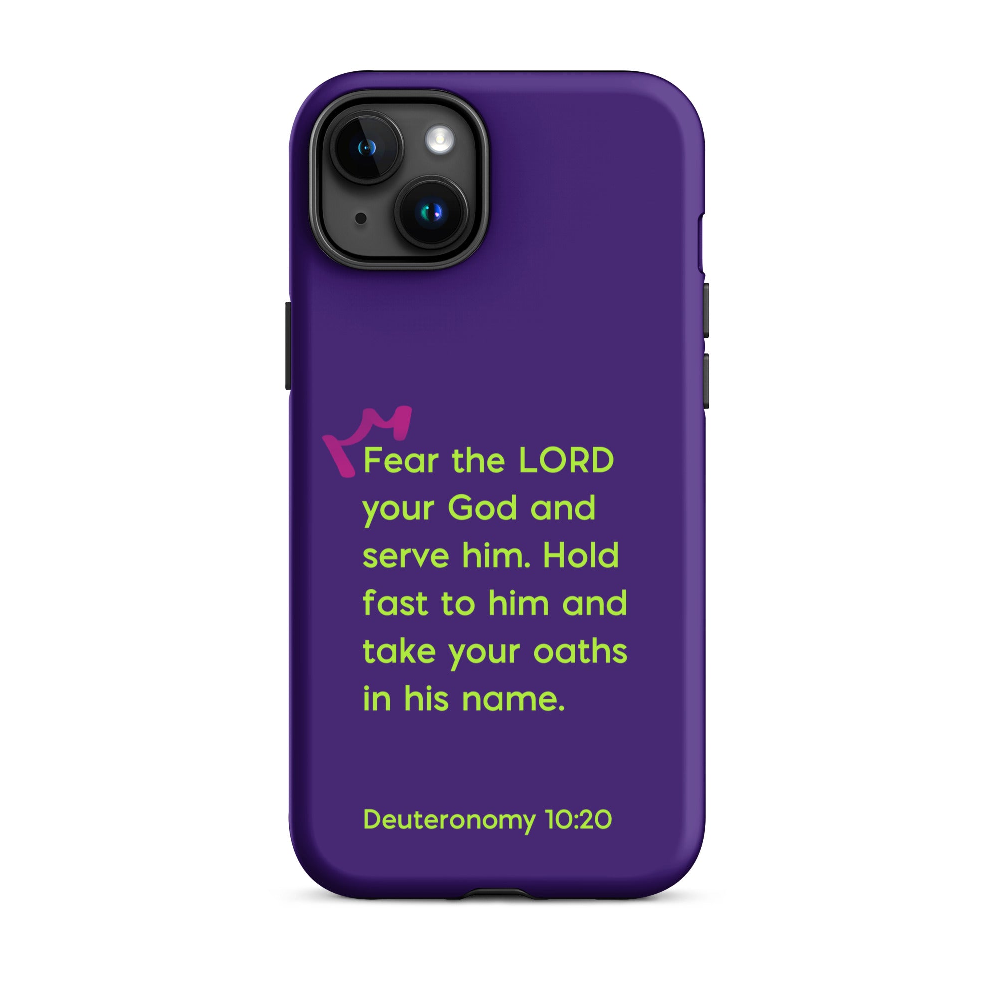 iPhone Case - Deuteronomy 10:20