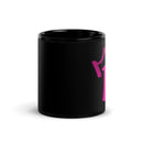 Black Glossy Mug - Letter B