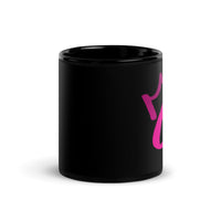 Black Glossy Mug - Letter Q