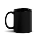 Black Glossy Mug - Letter A