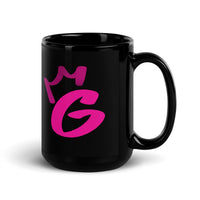 Black Glossy Mug - Letter G