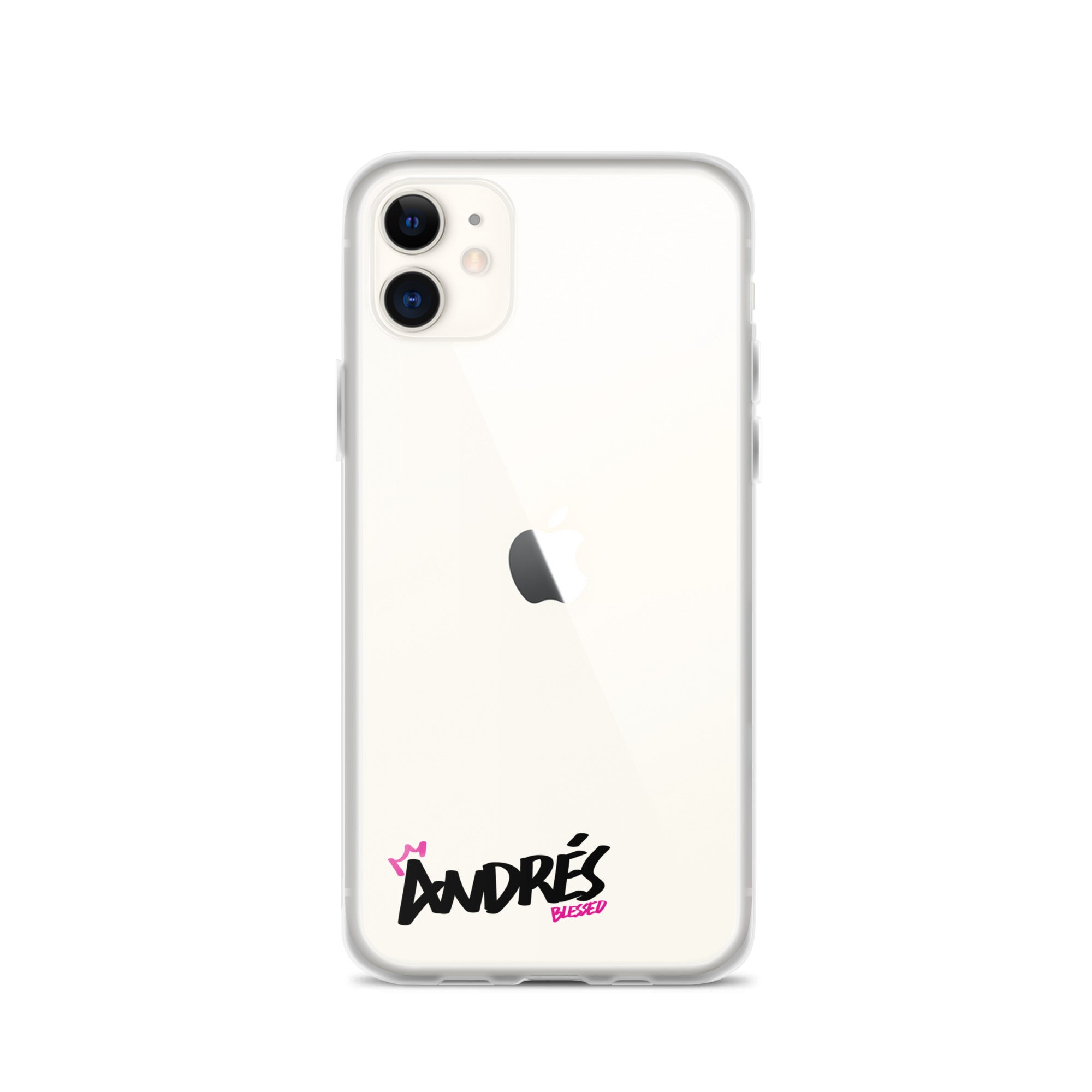 Clear iPhone Case - Andres Blessed