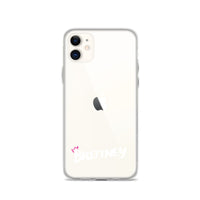 Clear iPhone Case - Brittney