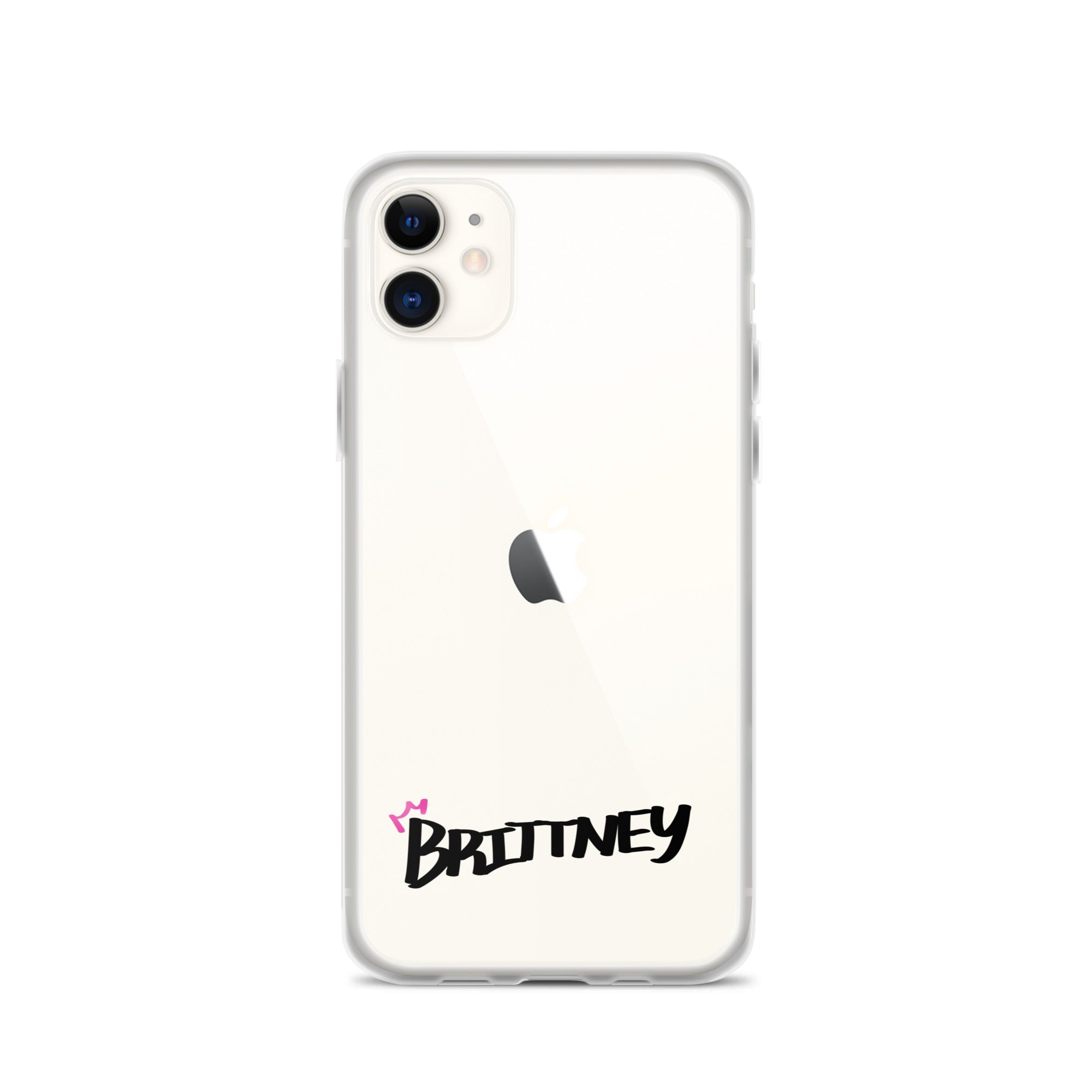 Clear iPhone Case - Brittney