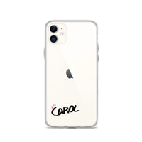 Clear iPhone Case - Carol