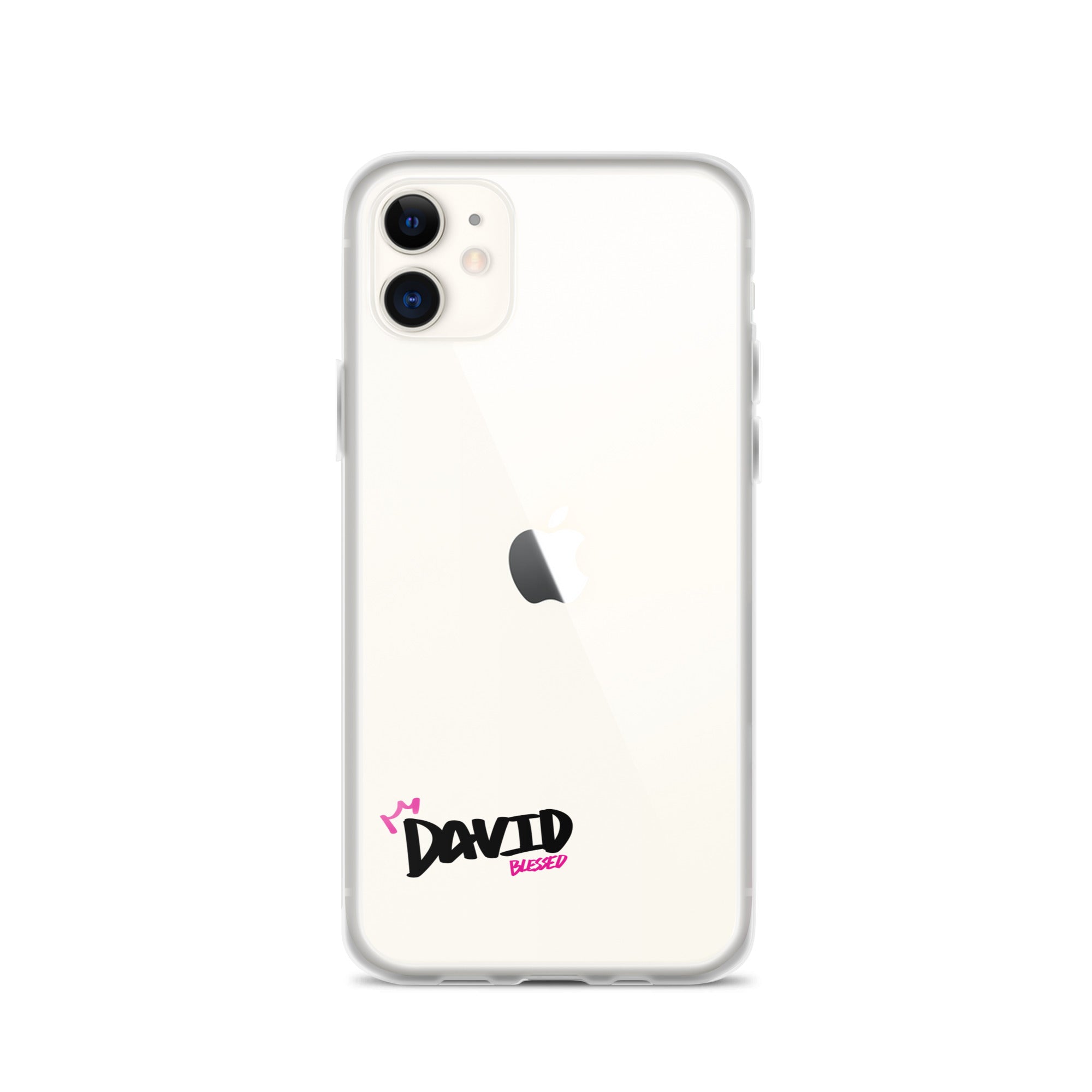 Clear iPhone Case - David Blessed